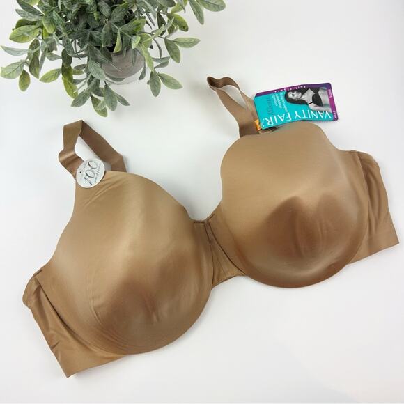 Vanity Fair Style 76207 Nearly Invisible Full Figure Underwire Bra Size 44DD - Picture 1 of 6
